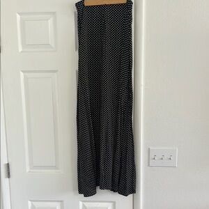 Black and White Polka Dot Skirt reformation skirt small